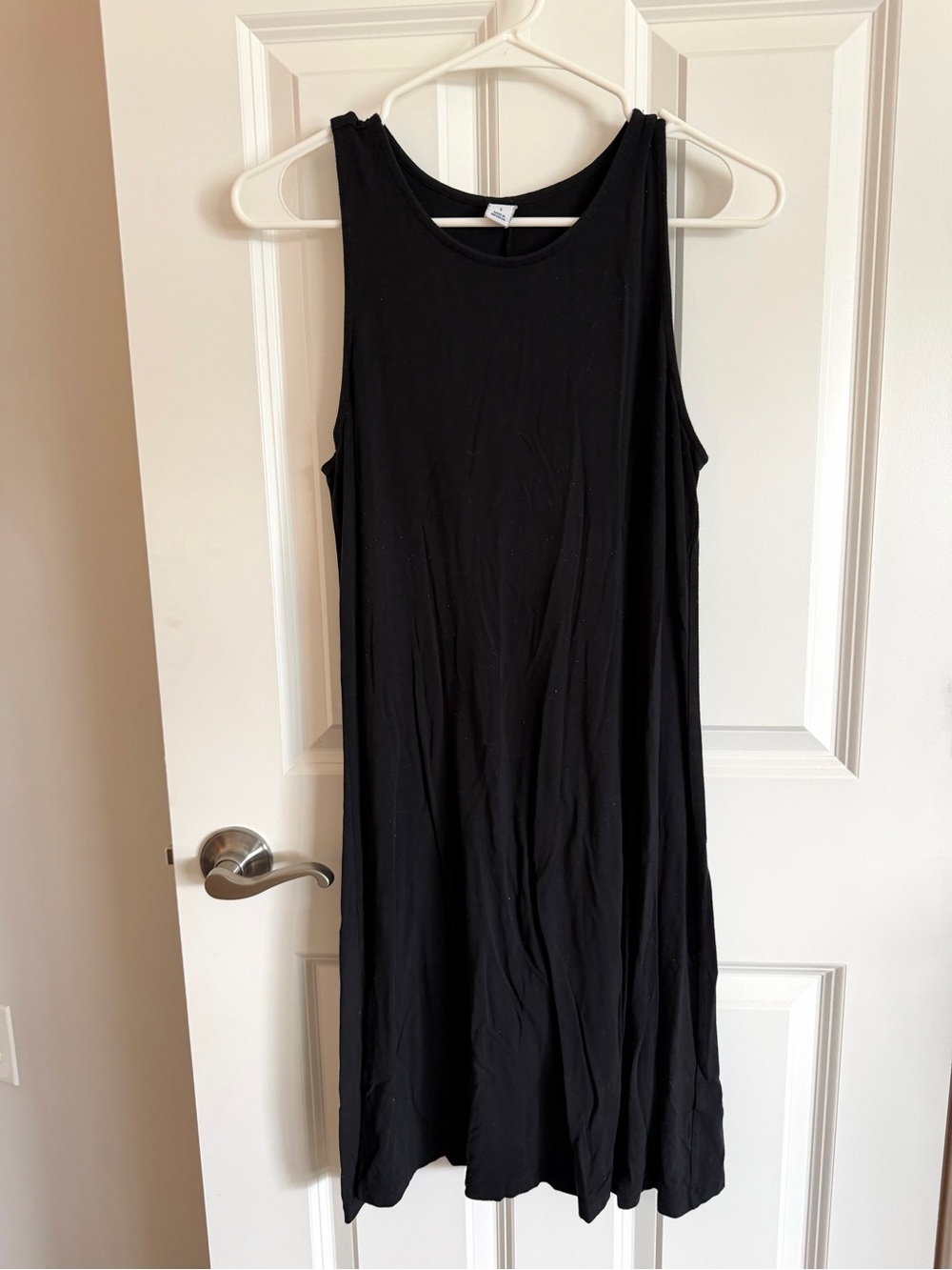 Old Navy Black Sleeveless Midi Dress | Size Small
